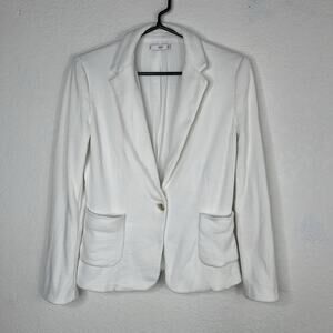 MNG Mango Suits Mango Ivory Knitted Blazer Size S, 100% cotton, elegant, office